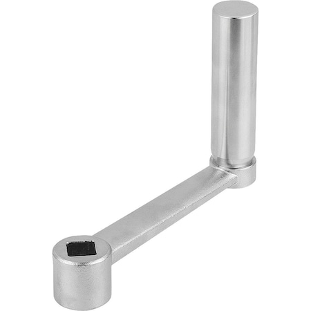 Kipp Crank Handle, Cylindrical Grip Revol Similar To DIN 469, Size:4 Square Socket, Sw=17, A=160, H=122,  K0999.4417